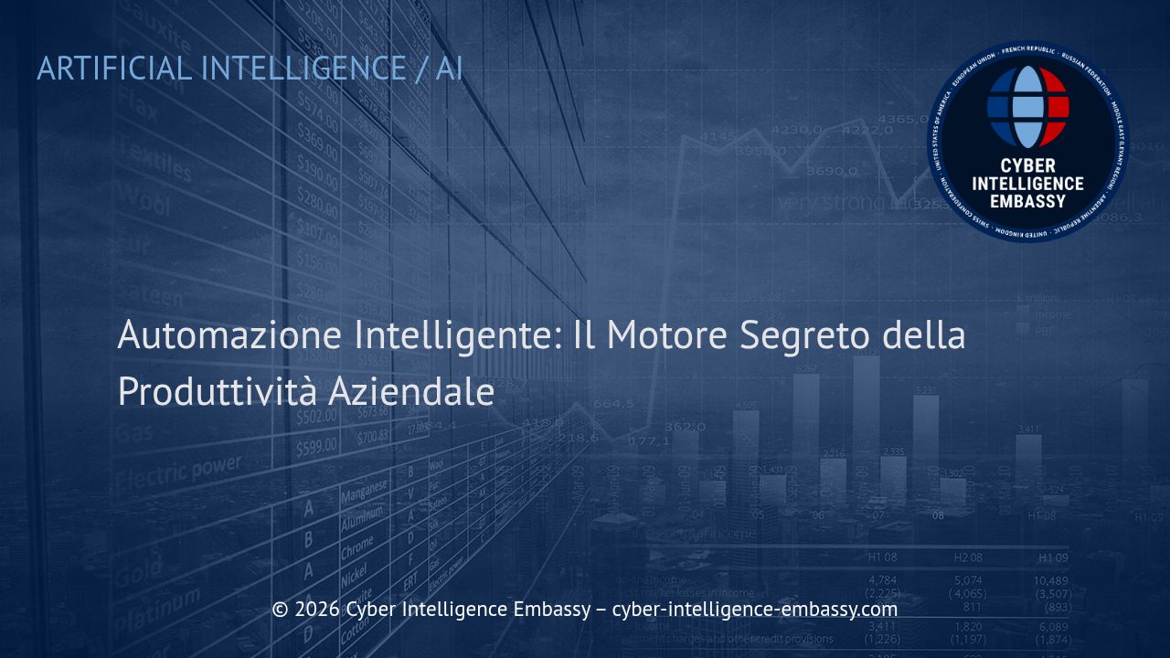 Automazione Intelligente: Il Motore Segreto della Produttività Aziendale