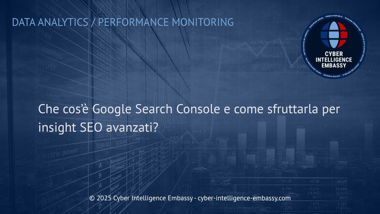 Sfruttare Google Search Console per Potenziare la Strategia SEO: Analisi e Best Practice