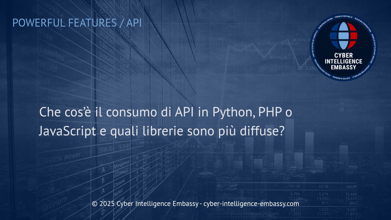 Comprendere e Gestire il Consumo di API con Python, PHP e JavaScript: Best Practice e Strumenti Diffusi