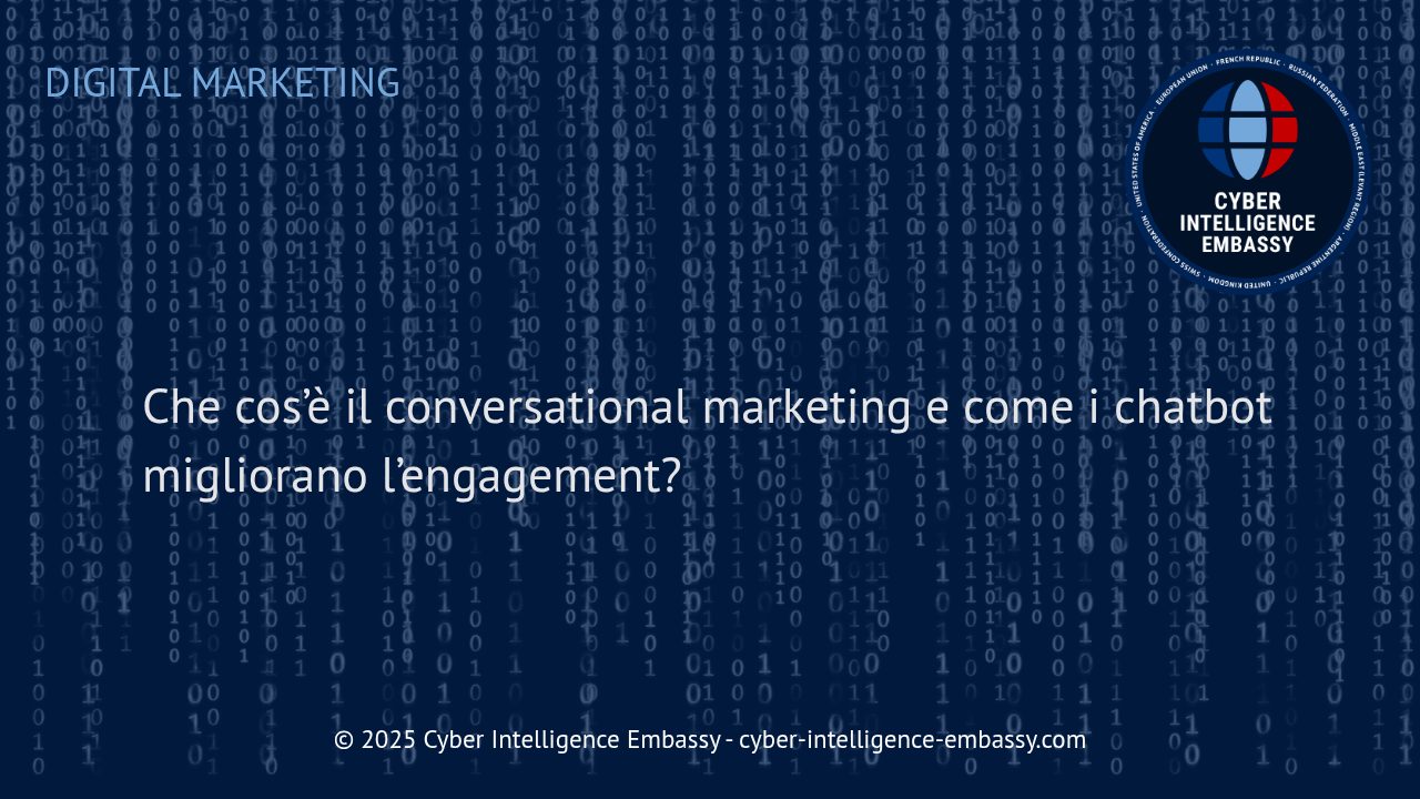 Conversational Marketing: L'evoluzione della Customer Experience con i Chatbot