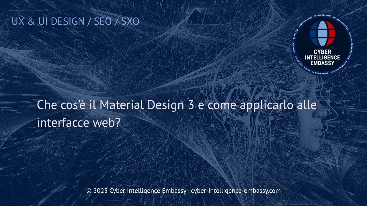 Material Design 3: Innovazione e Praticità Nelle Interfacce Web Moderne
