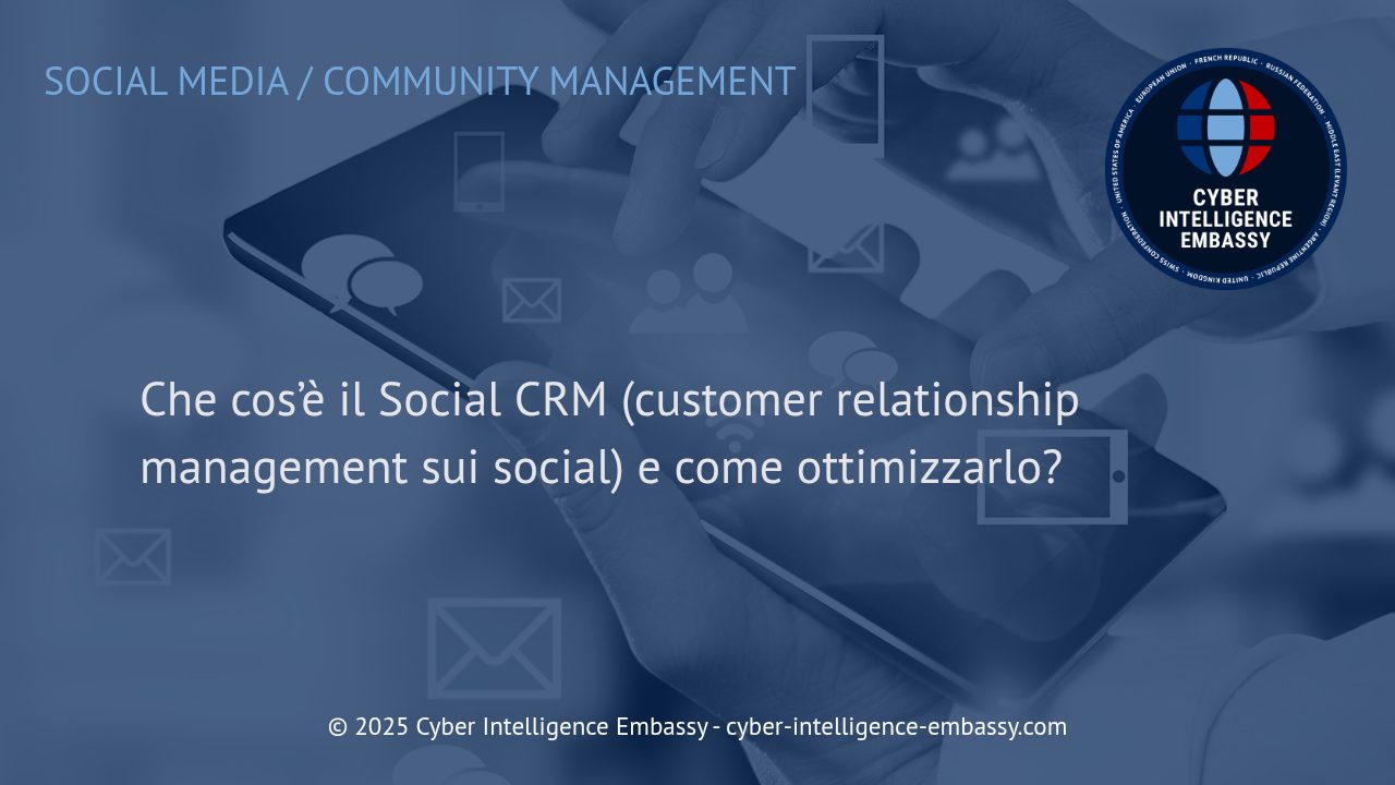 Social CRM: La Gestione Strategica dei Rapporti con i Clienti nell'Era Digitale