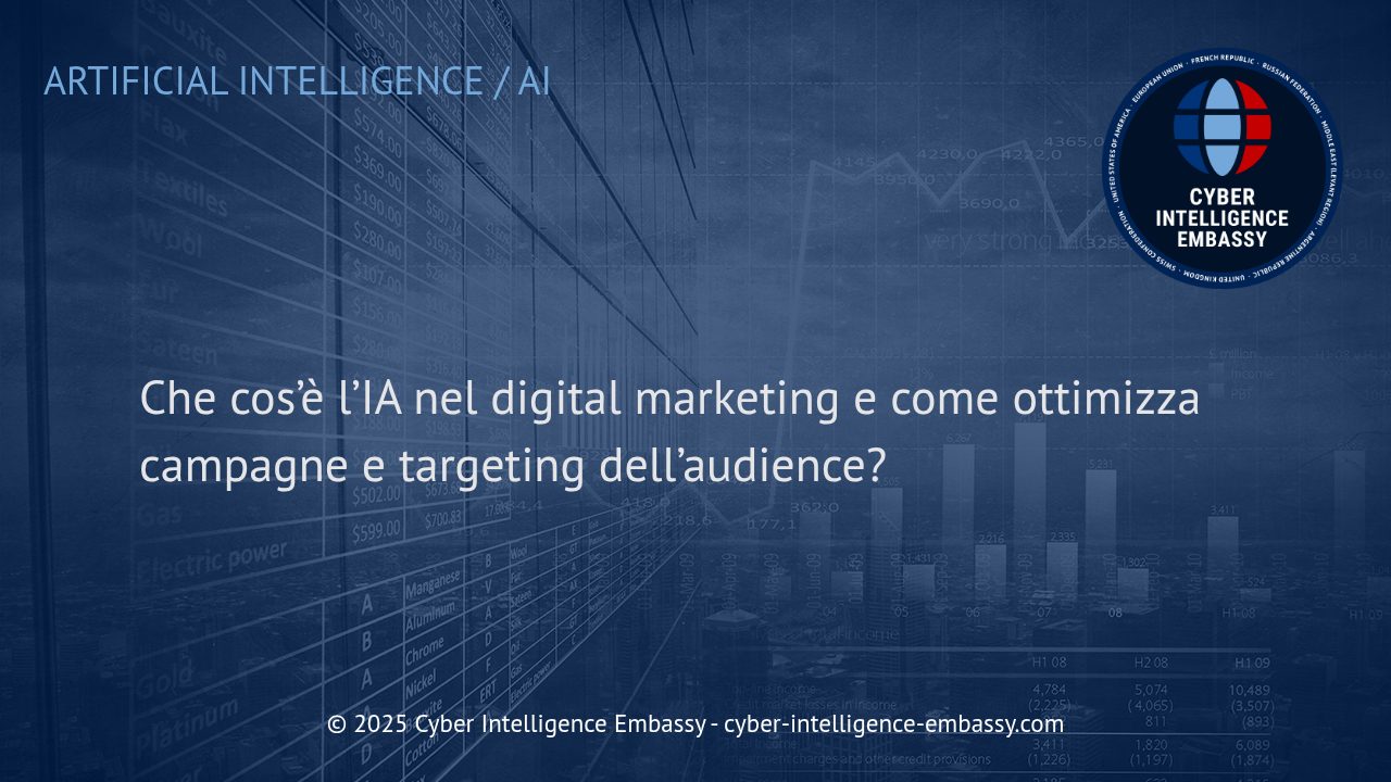 L'intelligenza artificiale nel digital marketing: come rivoluziona campagne e targeting dell'audience