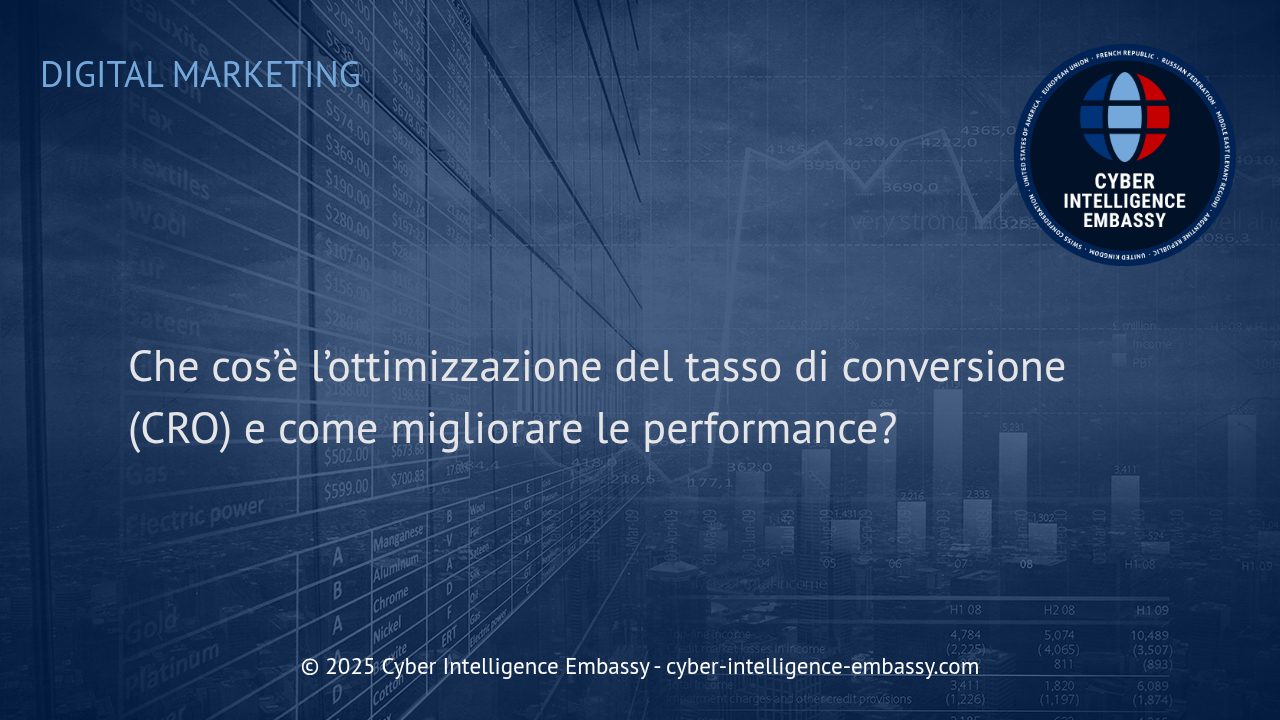 Migliorare le Performance Digitali: Strategie Efficaci di Ottimizzazione del Tasso di Conversione (CRO)