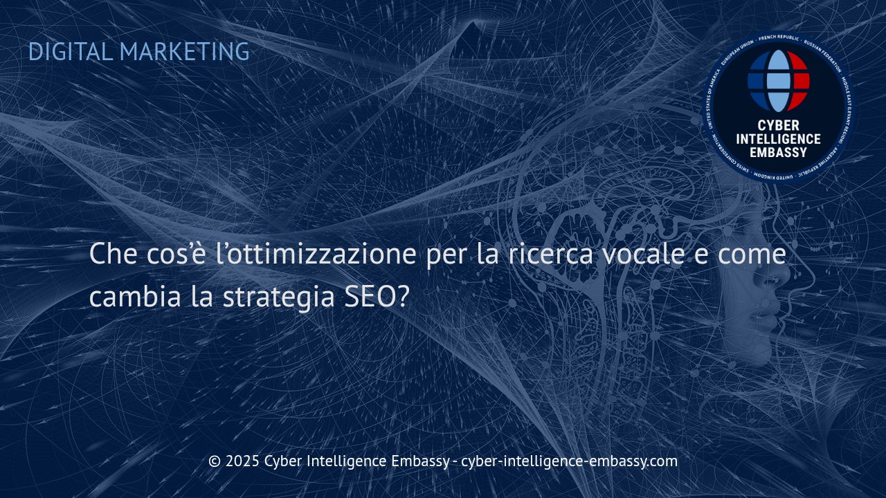 Ottimizzazione per la Ricerca Vocale: Nuove Strategie SEO per le Aziende Digitali