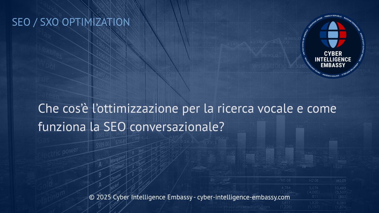 Voice Search Optimization e SEO Conversazionale: Come Evolvono le Strategie Digitali