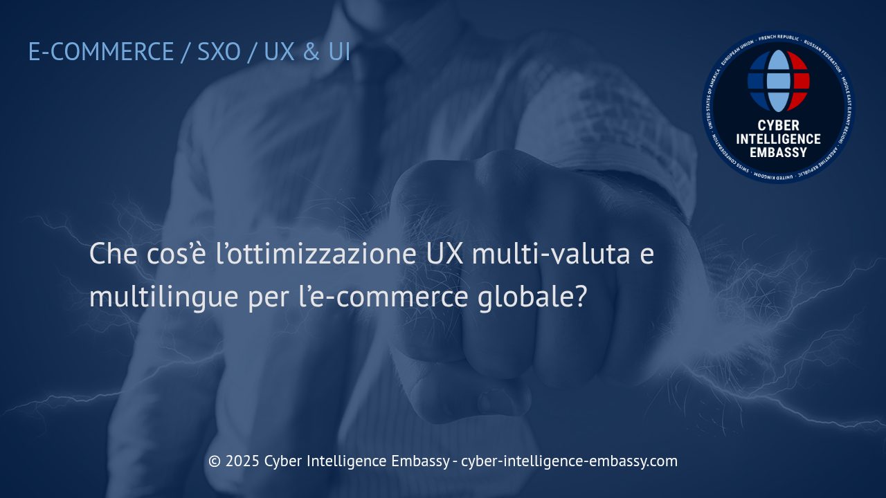 Strategie avanzate per ottimizzare l'UX multi-valuta e multilingue nell'e-commerce globale