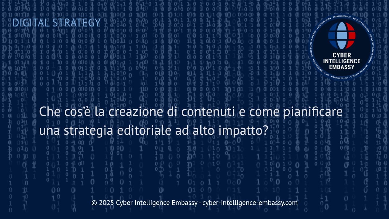 Creazione di Contenuti: Strategie Editoriali Efficaci per il Successo Digitale