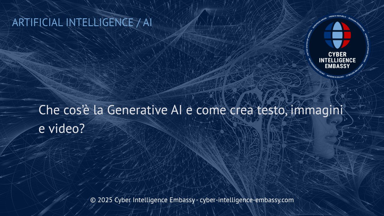 La Generative AI: come funzionano le tecnologie che creano testi, immagini e video