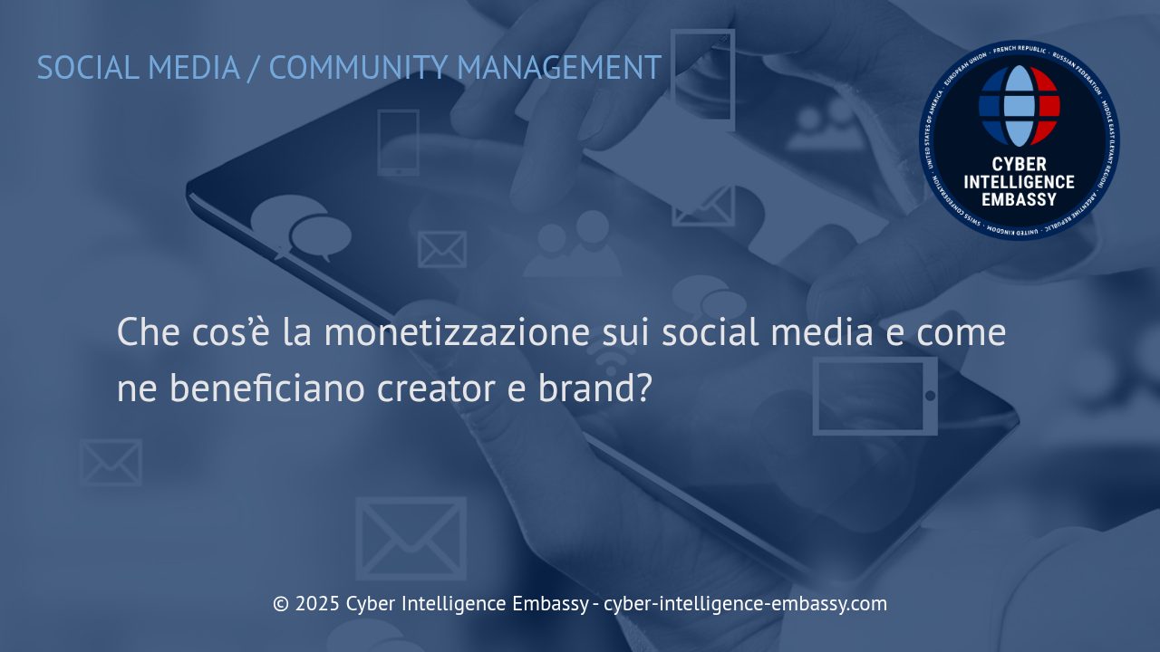 Monetizzazione sui Social Media: Strategie e Vantaggi per Creator e Brand