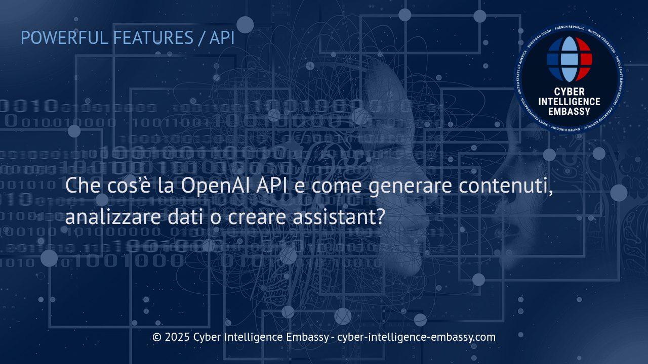 API di OpenAI: Soluzioni Pratiche per Generare Contenuti, Analizzare Dati e Costruire Assistant Intelligenti
