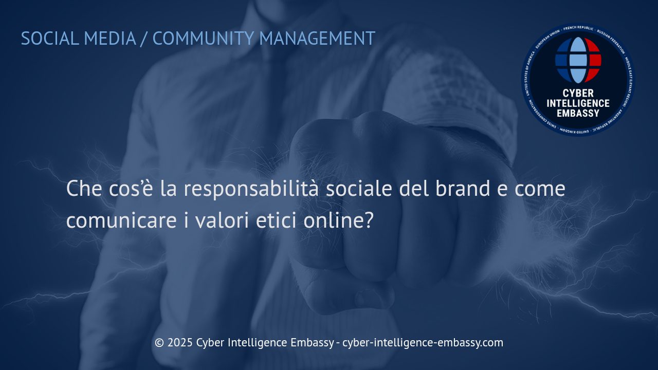 L'impatto della responsabilità sociale del brand nella comunicazione etica online