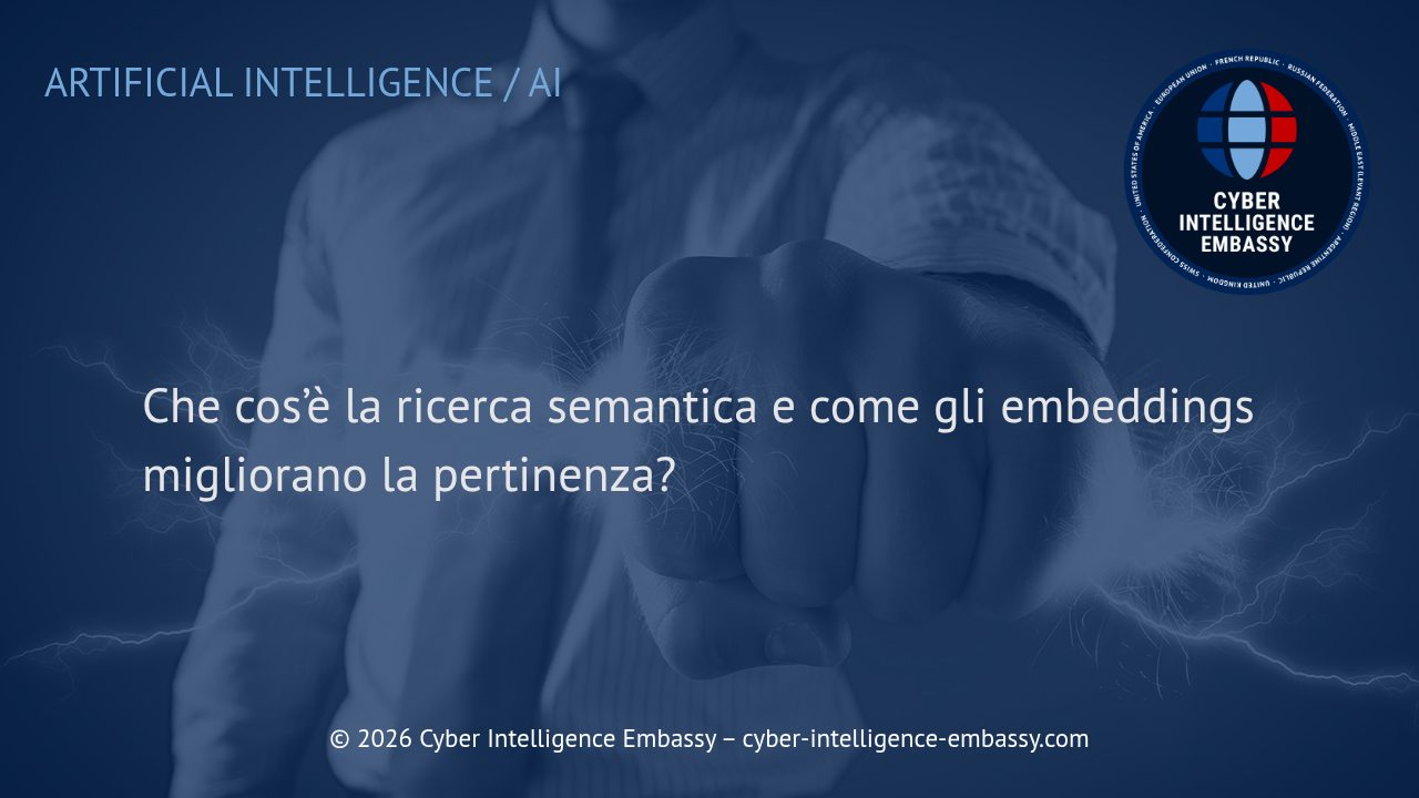 Che cos’è la ricerca semantica e come gli embeddings migliorano la pertinenza?