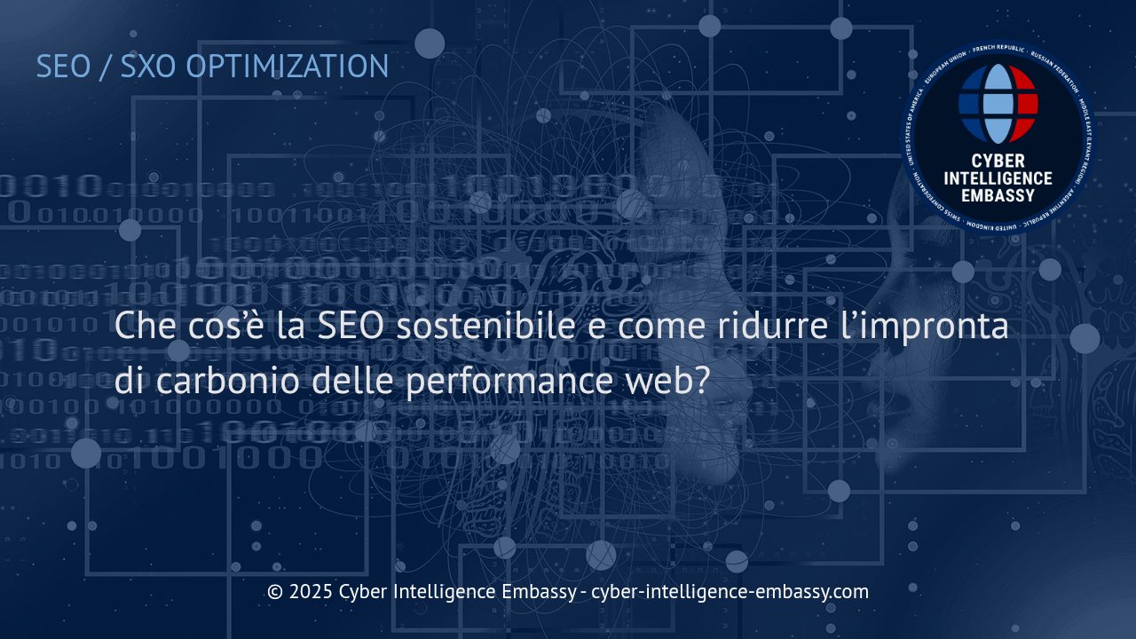 SEO sostenibile: Strategie per ridurre l'impronta di carbonio dei siti web