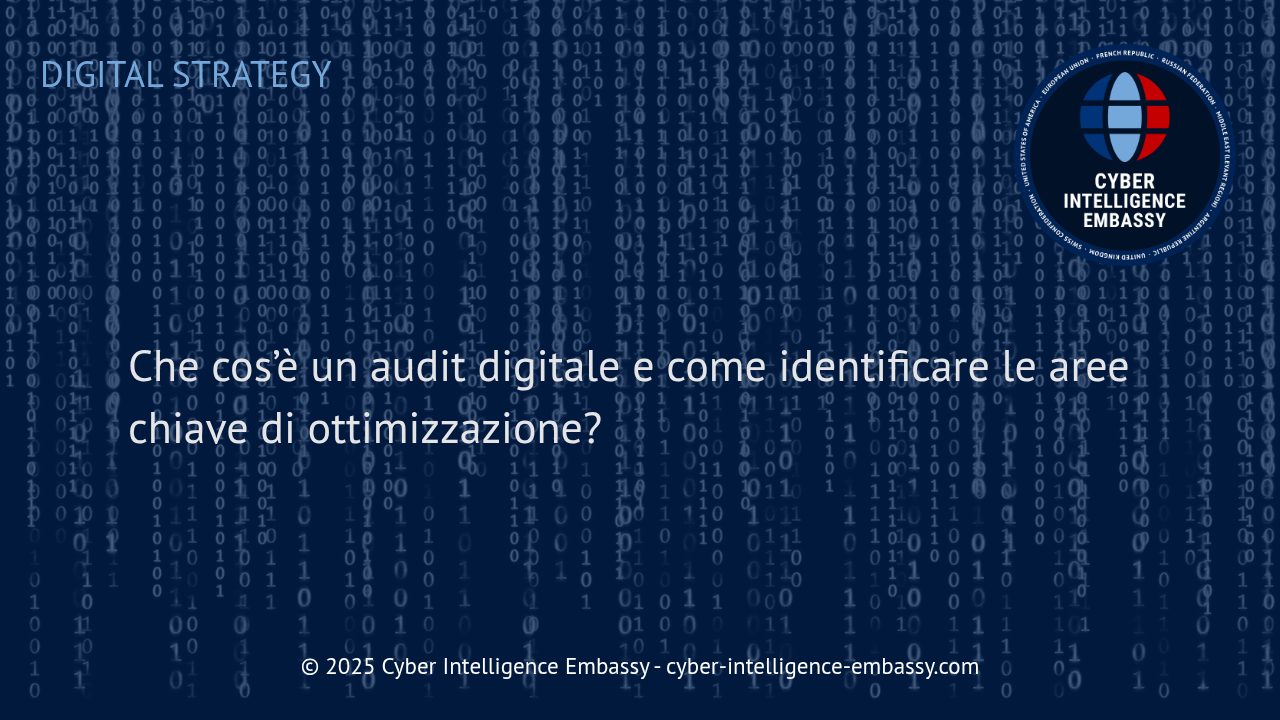 Audit Digitale Aziendale: Strumenti e Strategie per l'Ottimizzazione dei Processi