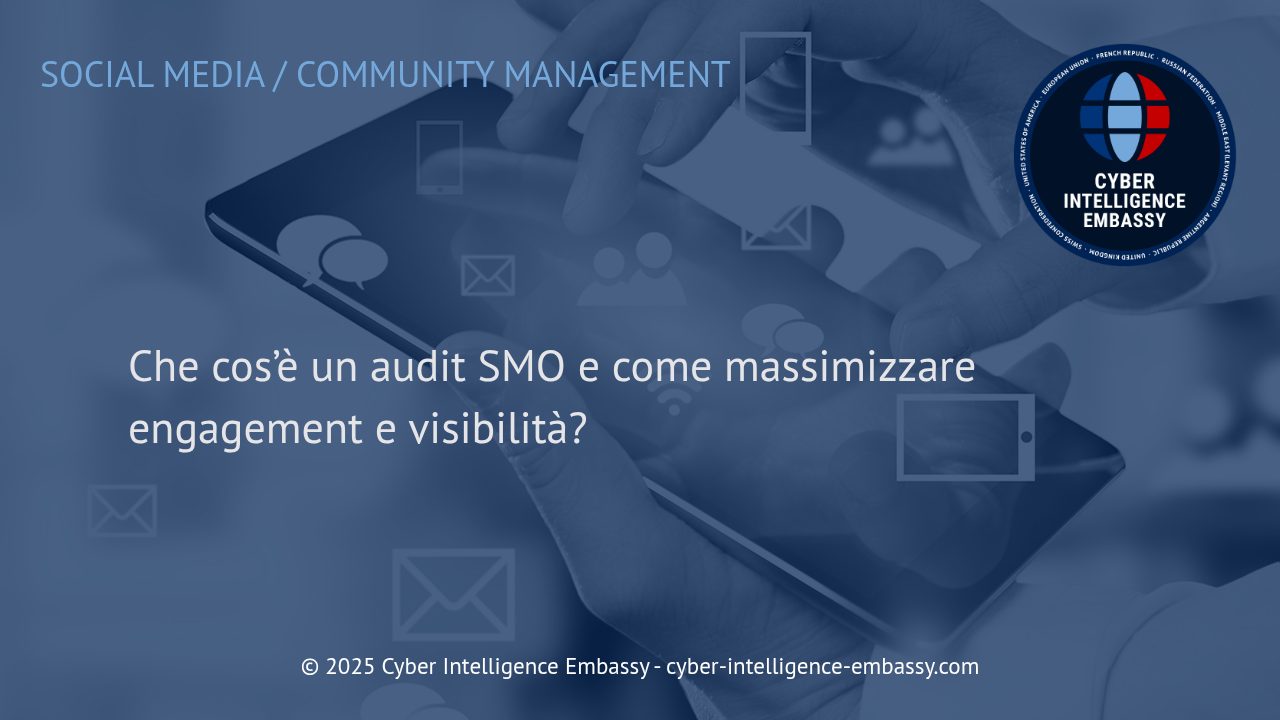 Audit SMO: Analizzare e Potenziare la Presenza Online della Tua Azienda