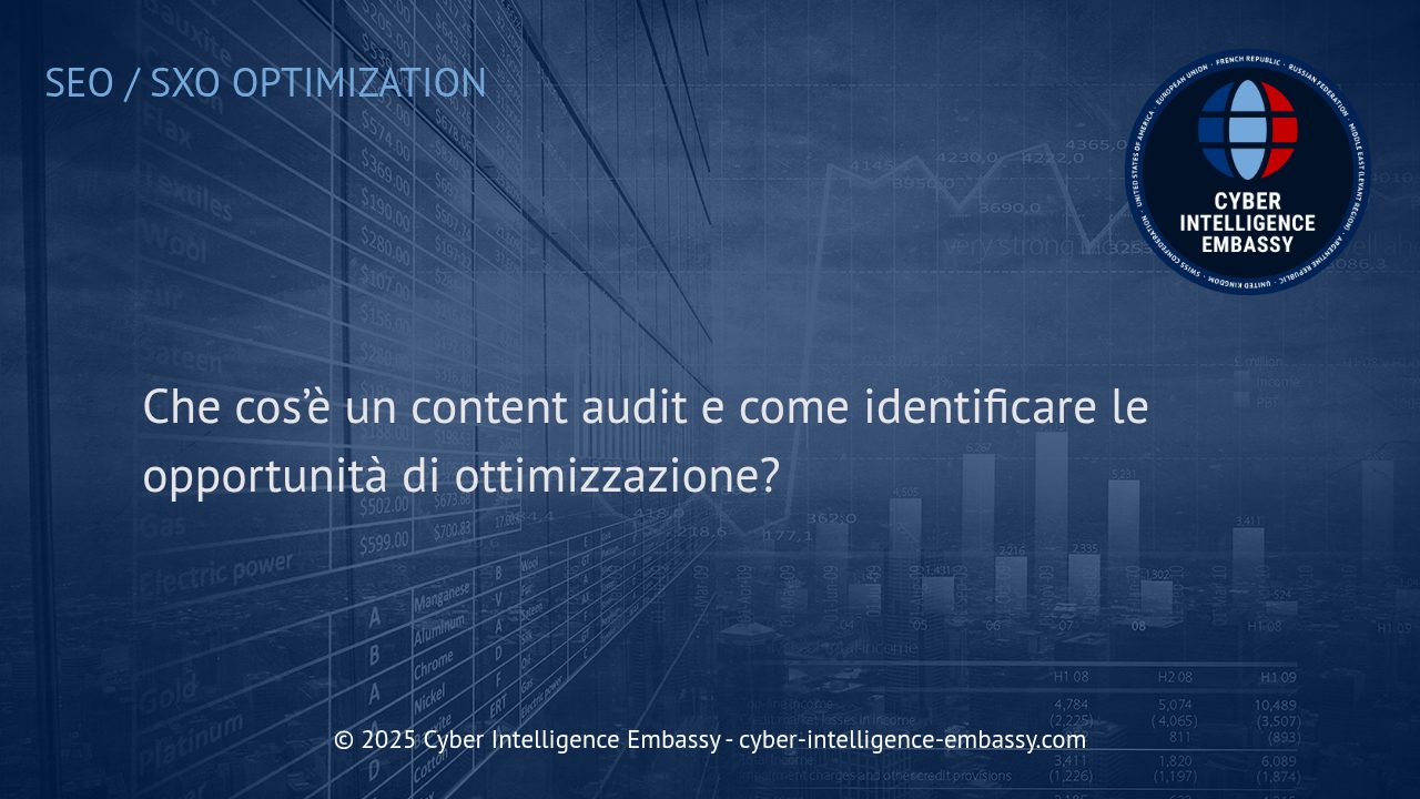 Content Audit: La Chiave per Ottimizzare la Tua Strategia Digitale