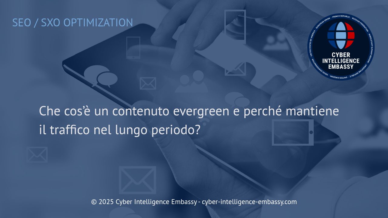 I segreti dei contenuti evergreen: perché sono fondamentali per il traffico online a lungo termine
