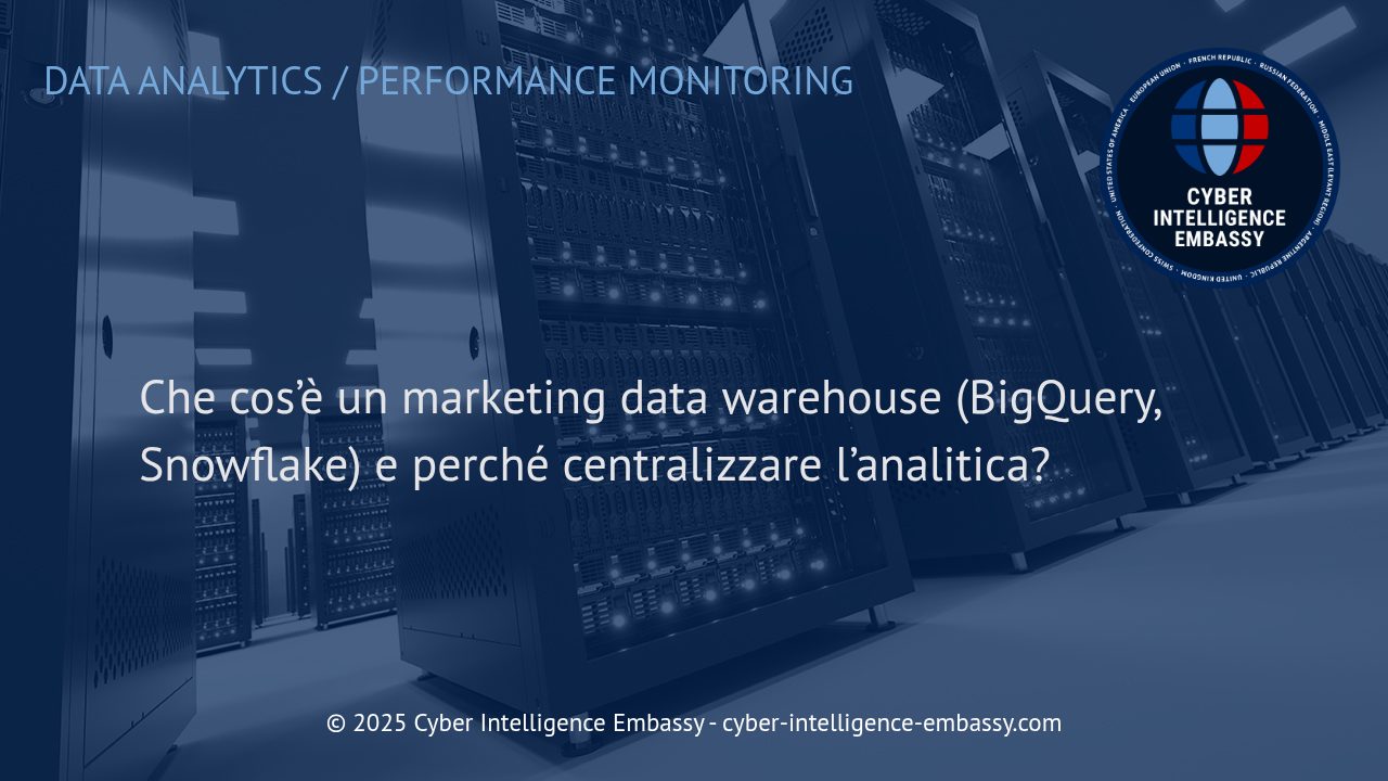 Marketing Data Warehouse: Il Cuore della Nuova Analitica Aziendale