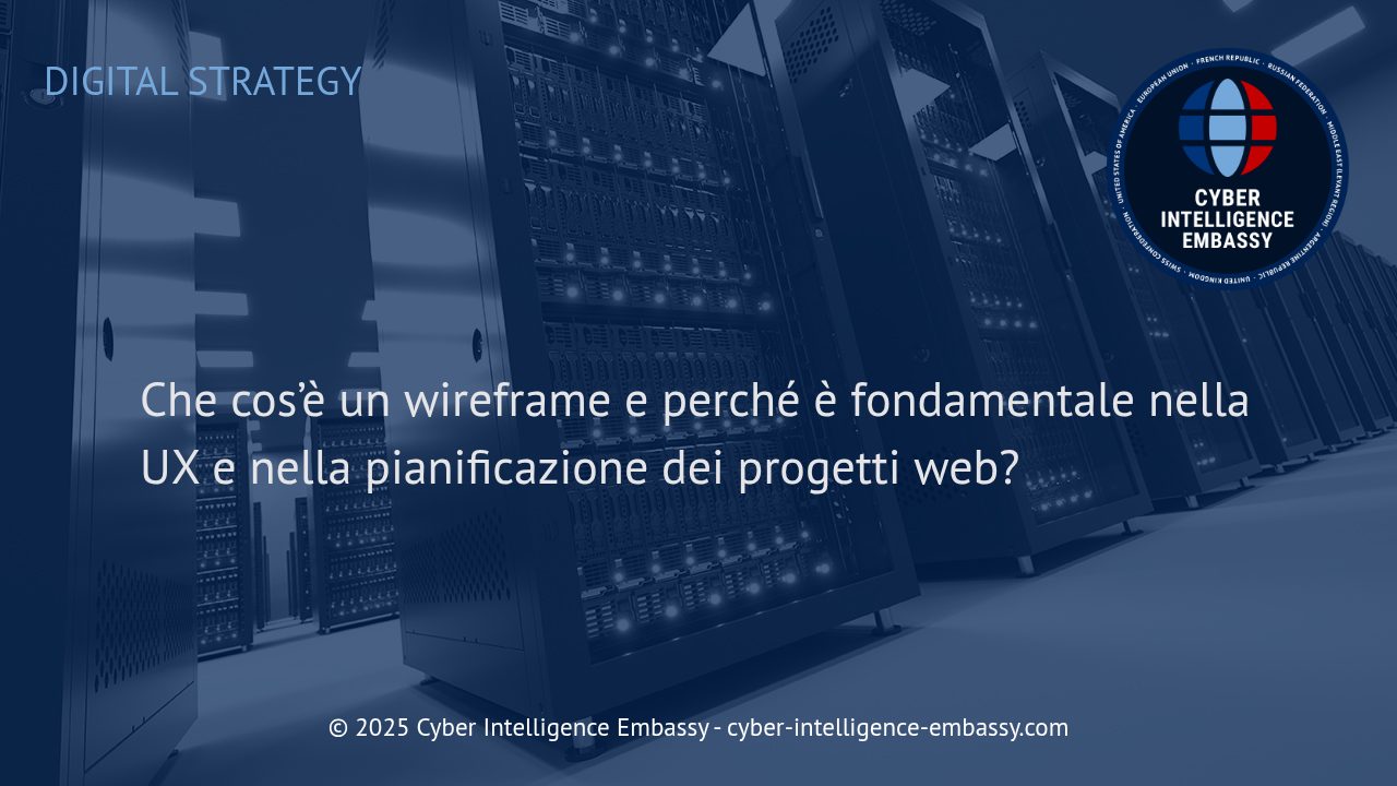 Wireframe: La Mappa Strategica per il Successo di Progetti Web ed Esperienze Utente Eccellenti