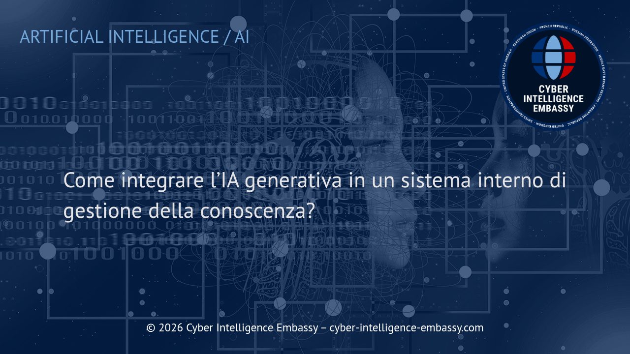 Come integrare l’IA generativa in un sistema interno di gestione della conoscenza?