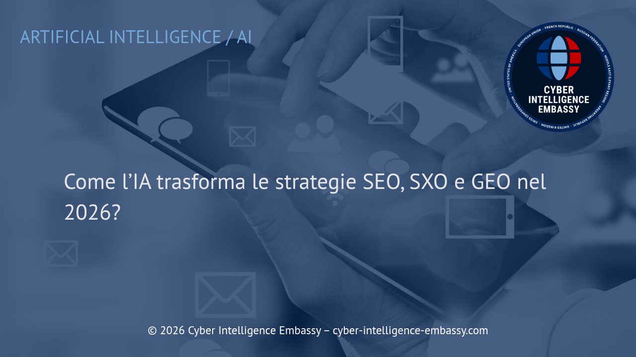 Come l’IA trasforma le strategie SEO, SXO e GEO nel 2026?