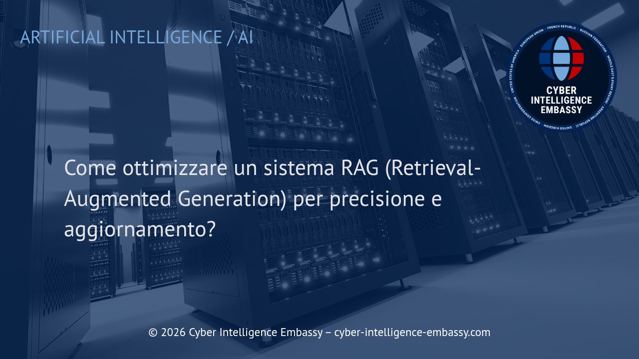 Come ottimizzare un sistema RAG (Retrieval-Augmented Generation) per precisione e aggiornamento?