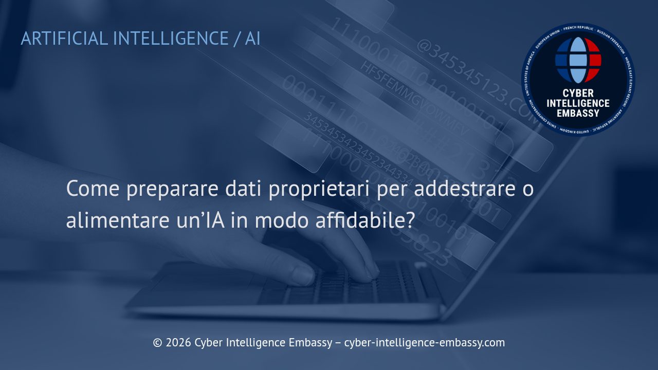 Come preparare dati proprietari per addestrare o alimentare un’IA in modo affidabile?