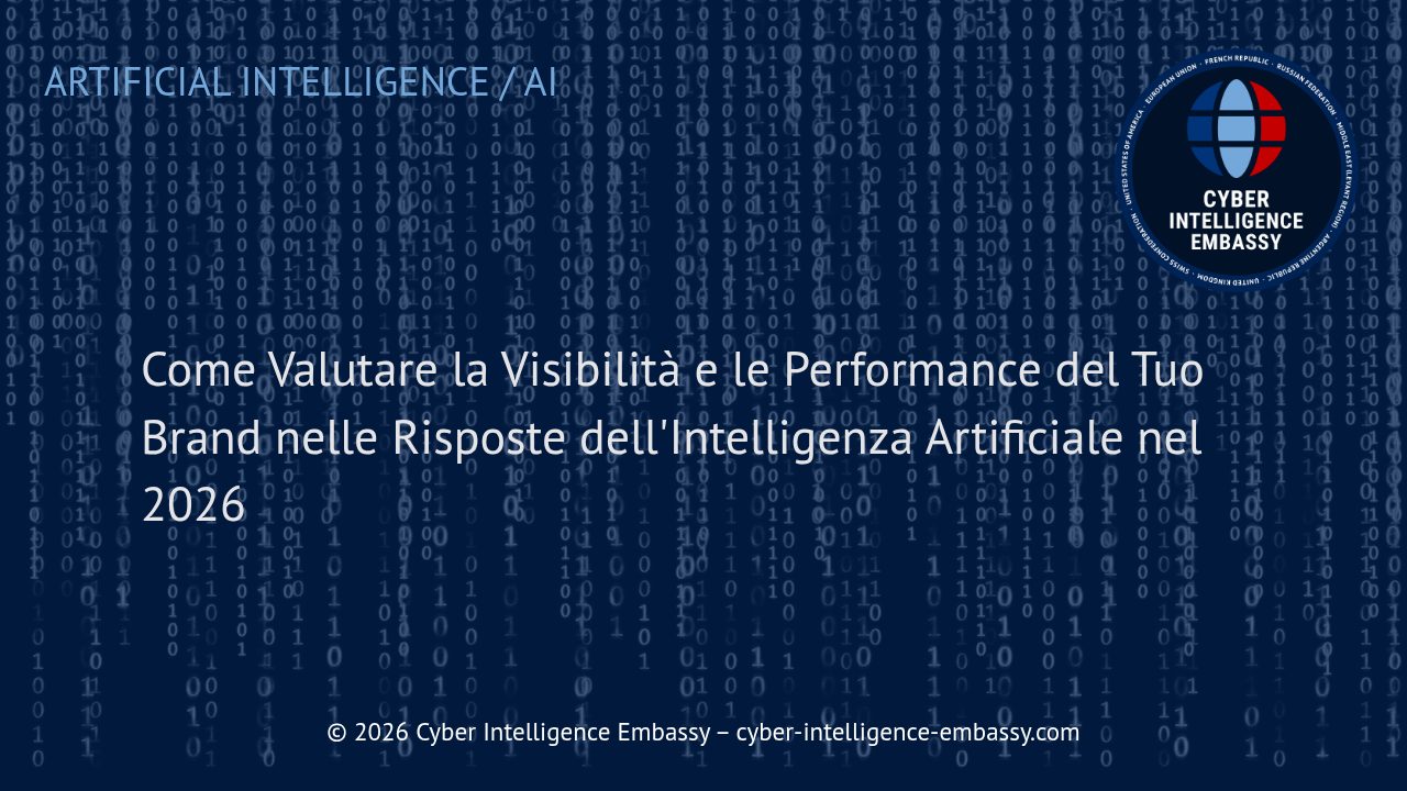 Come Valutare la Visibilità e le Performance del Tuo Brand nelle Risposte dell'Intelligenza Artificiale nel 2026