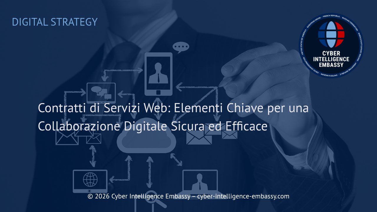 Contratti di Servizi Web: Elementi Chiave per una Collaborazione Digitale Sicura ed Efficace