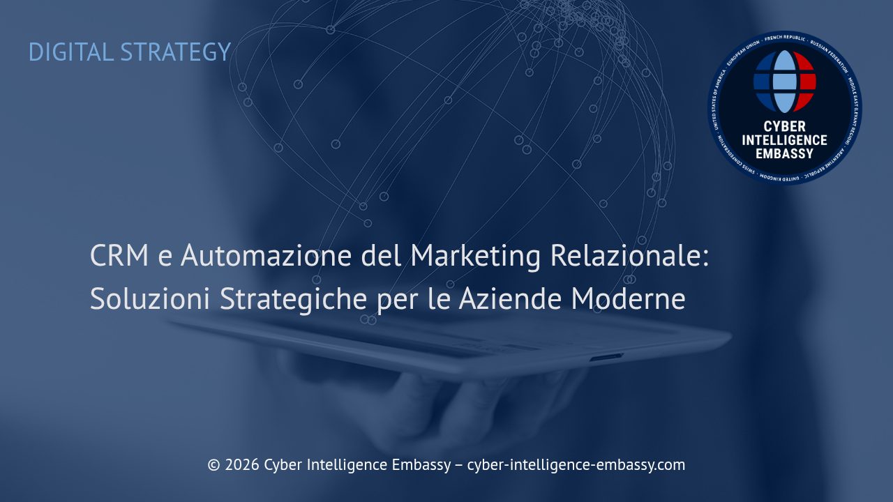 CRM e Automazione del Marketing Relazionale: Soluzioni Strategiche per le Aziende Moderne