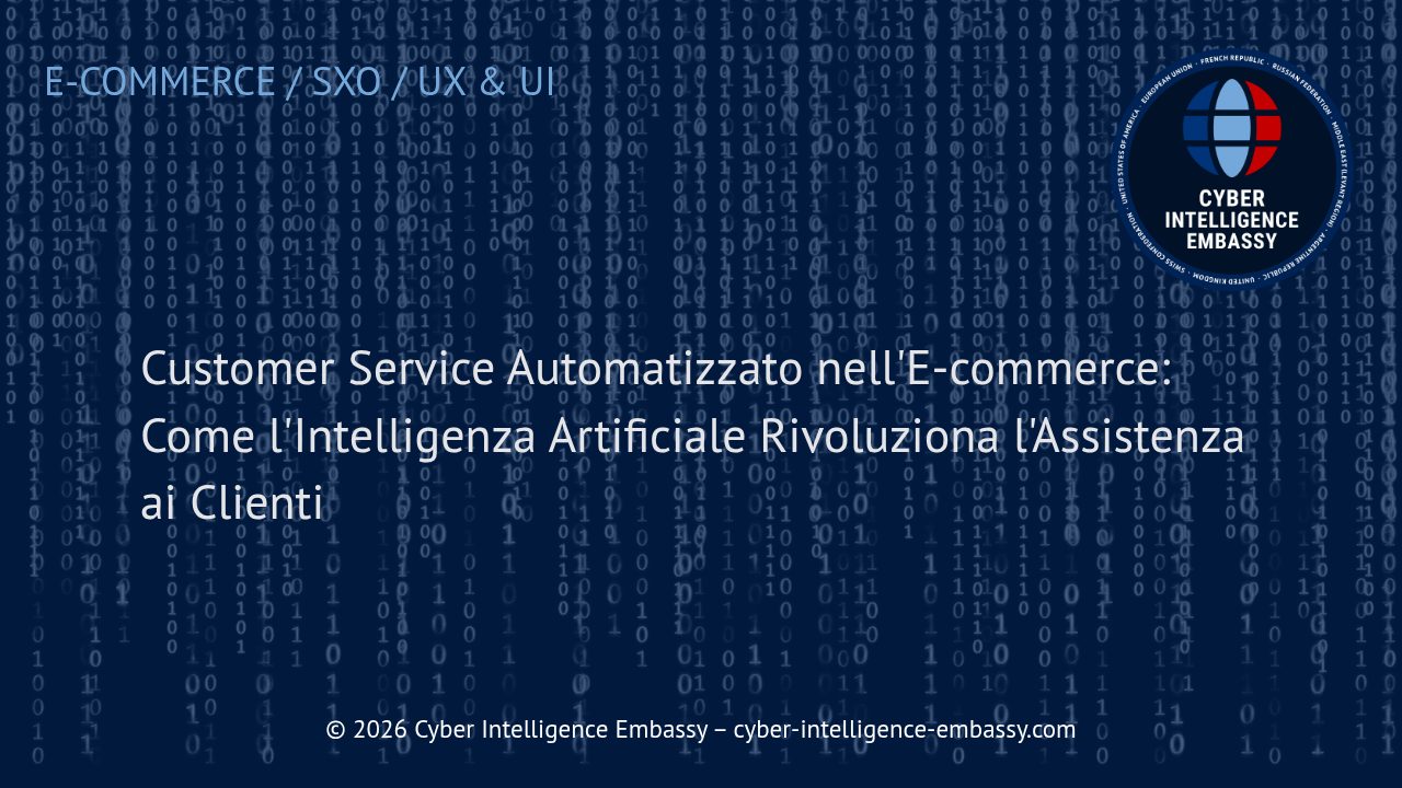 Customer Service Automatizzato nell'E-commerce: Come l'Intelligenza Artificiale Rivoluziona l'Assistenza ai Clienti
