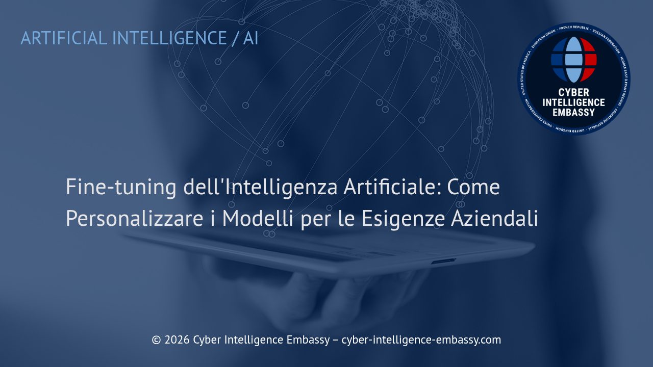 Fine-tuning dell'Intelligenza Artificiale: Come Personalizzare i Modelli per le Esigenze Aziendali