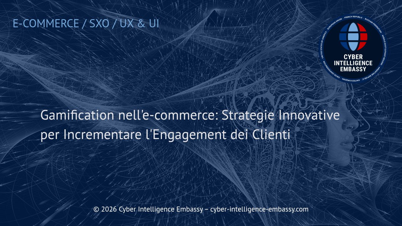 Gamification nell'e-commerce: Strategie Innovative per Incrementare l'Engagement dei Clienti