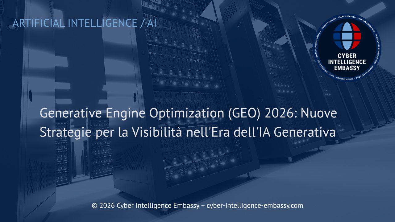 Generative Engine Optimization (GEO) 2026: Nuove Strategie per la Visibilità nell'Era dell'IA Generativa