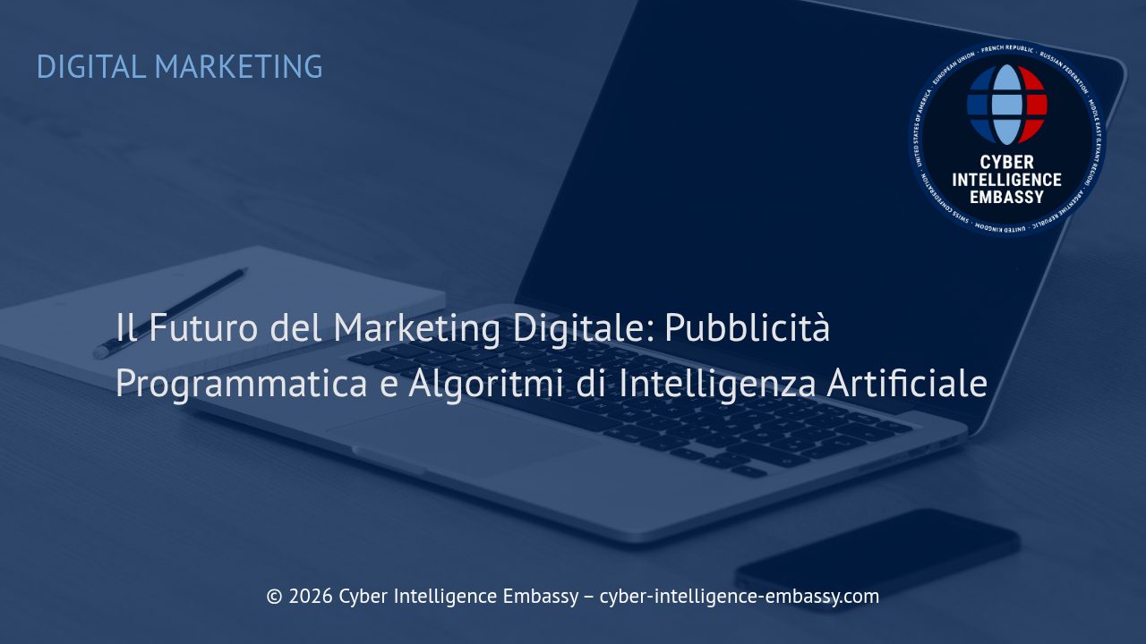 Il Futuro del Marketing Digitale: Pubblicità Programmatica e Algoritmi di Intelligenza Artificiale