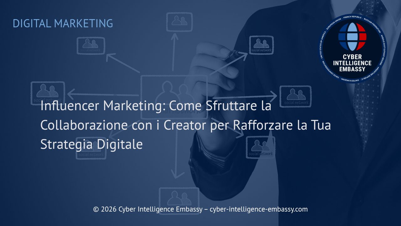 Influencer Marketing: Come Sfruttare la Collaborazione con i Creator per Rafforzare la Tua Strategia Digitale