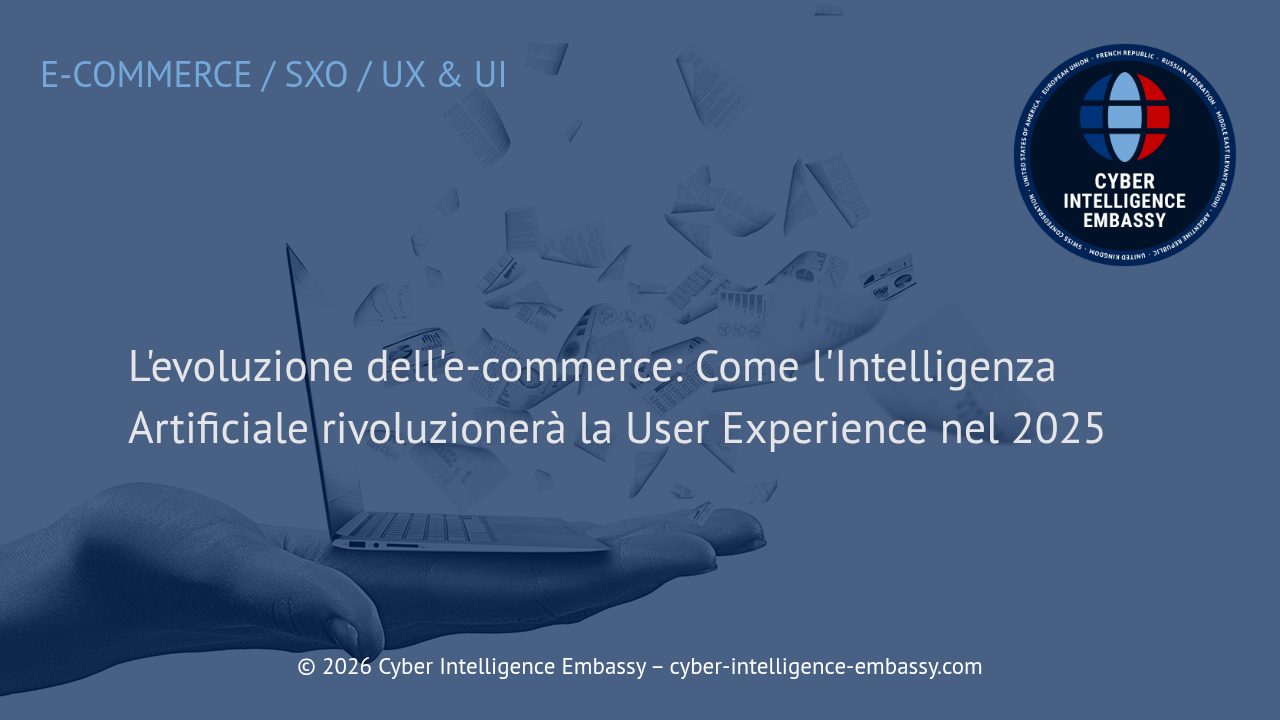 L'evoluzione dell'e-commerce: Come l'Intelligenza Artificiale rivoluzionerà la User Experience nel 2025