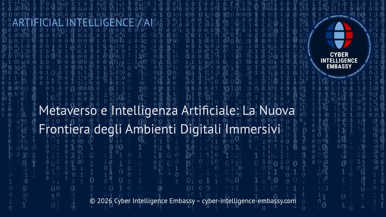 Metaverso e Intelligenza Artificiale: La Nuova Frontiera degli Ambienti Digitali Immersivi