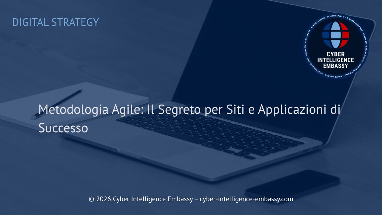 Metodologia Agile: Il Segreto per Siti e Applicazioni di Successo