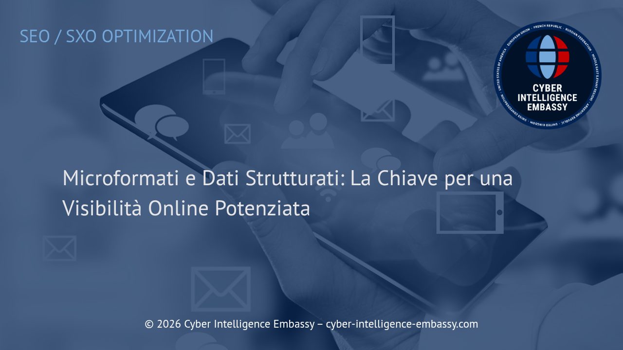 Microformati e Dati Strutturati: La Chiave per una Visibilità Online Potenziata