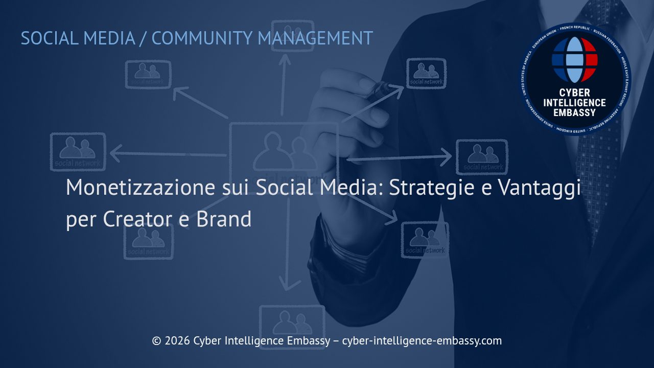 Monetizzazione sui Social Media: Strategie e Vantaggi per Creator e Brand