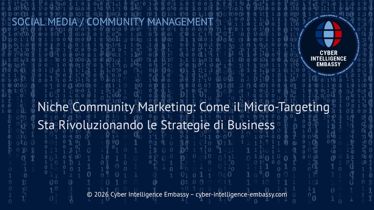 Niche Community Marketing: Come il Micro-Targeting Sta Rivoluzionando le Strategie di Business