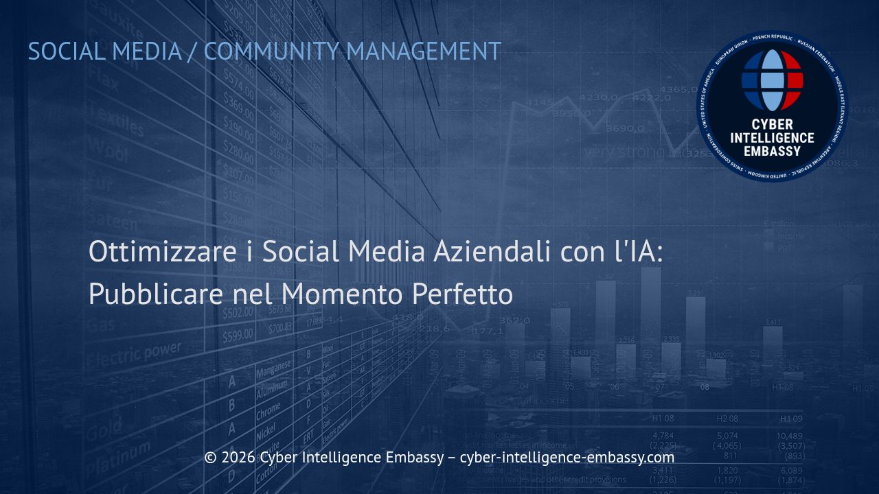 Ottimizzare i Social Media Aziendali con l'IA: Pubblicare nel Momento Perfetto