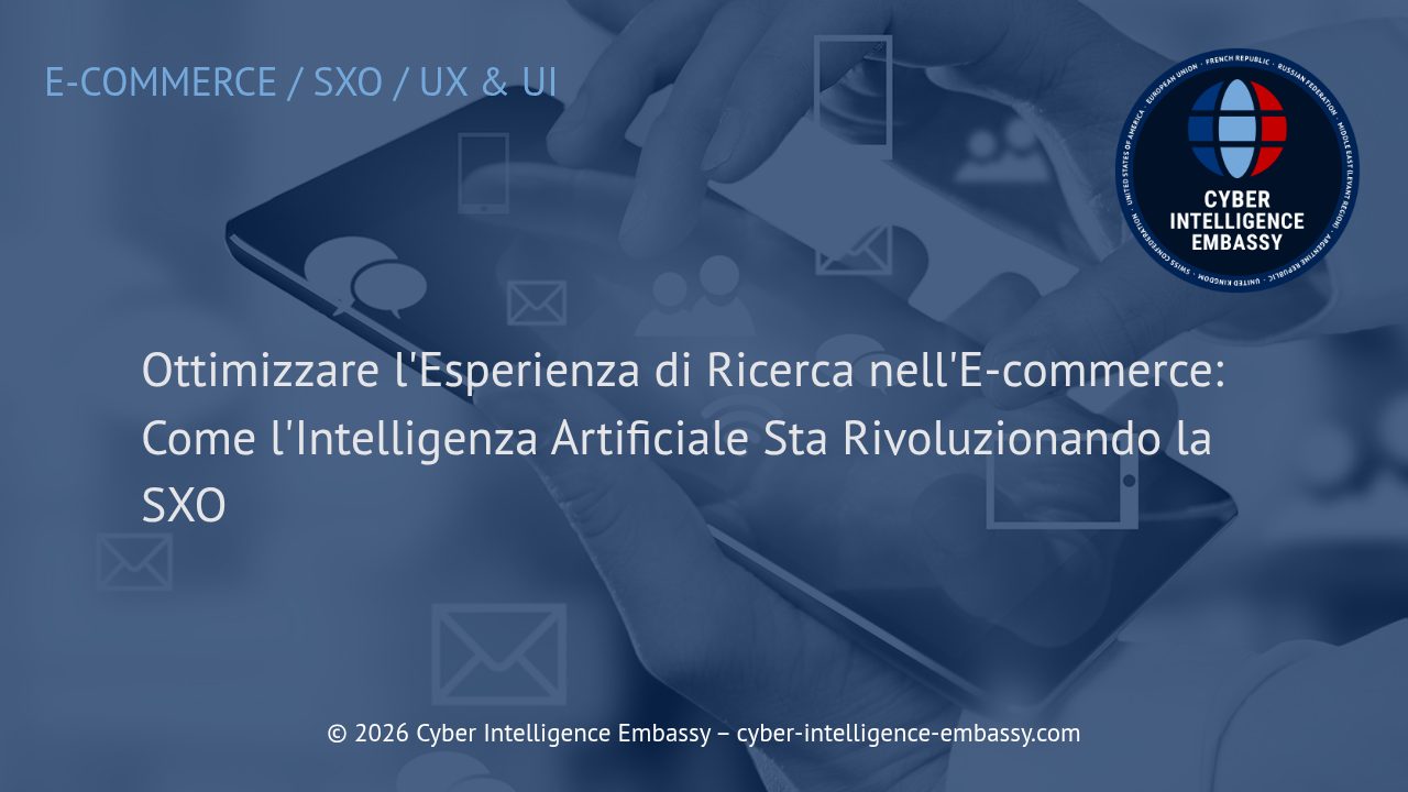 Ottimizzare l'Esperienza di Ricerca nell'E-commerce: Come l'Intelligenza Artificiale Sta Rivoluzionando la SXO