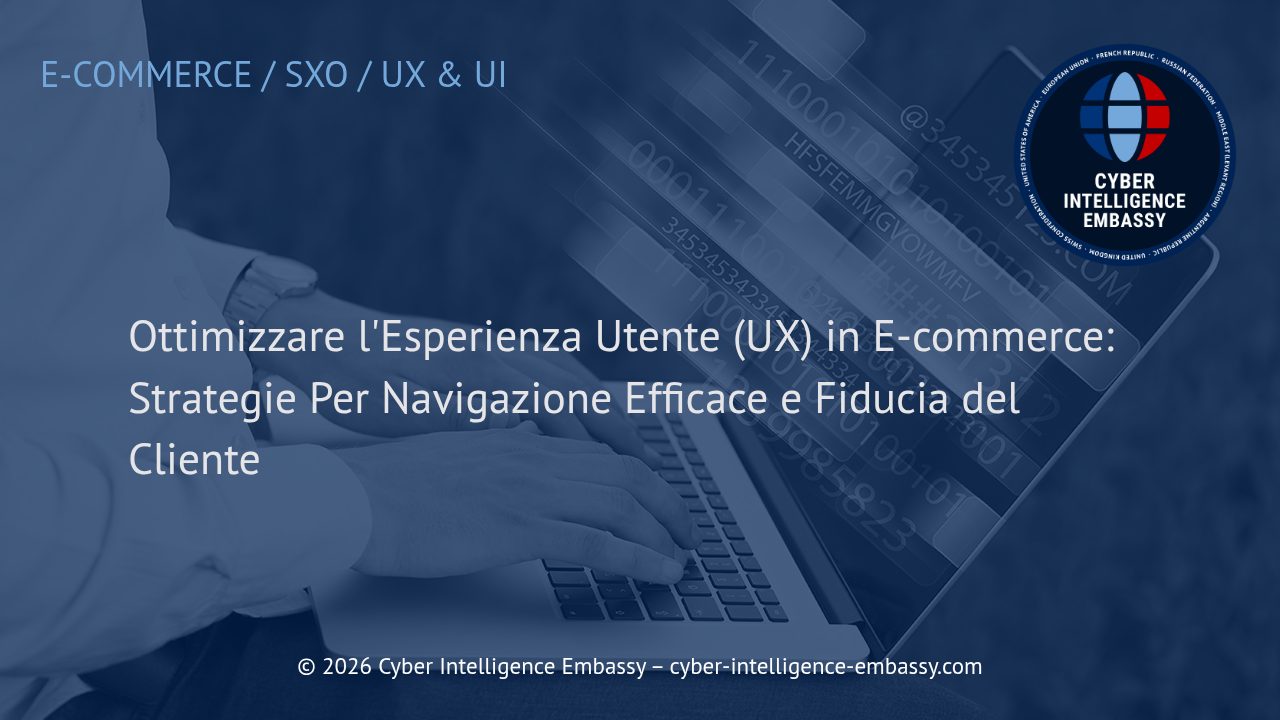Ottimizzare l'Esperienza Utente (UX) in E-commerce: Strategie Per Navigazione Efficace e Fiducia del Cliente