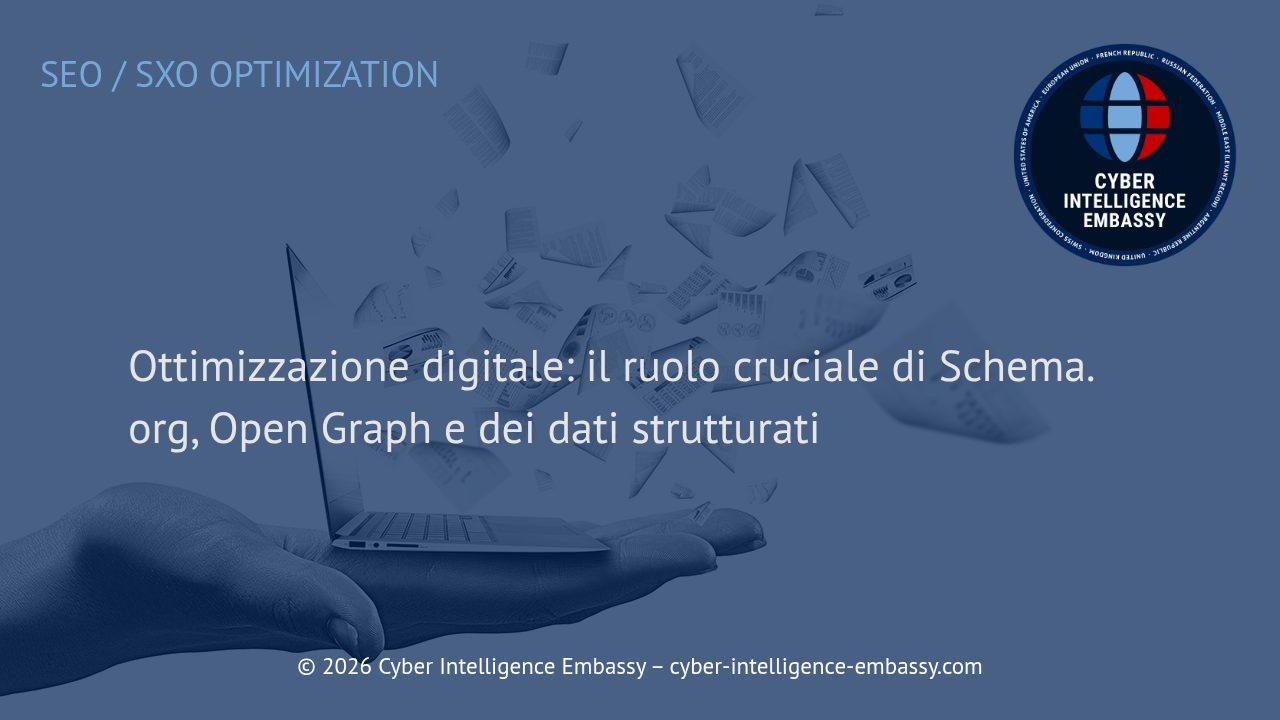 Ottimizzazione digitale: il ruolo cruciale di Schema. org, Open Graph e dei dati strutturati
