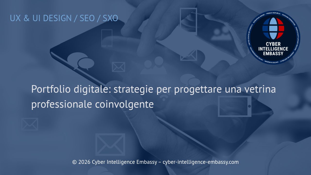 Portfolio digitale: strategie per progettare una vetrina professionale coinvolgente