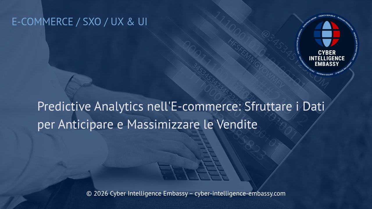 Predictive Analytics nell'E-commerce: Sfruttare i Dati per Anticipare e Massimizzare le Vendite
