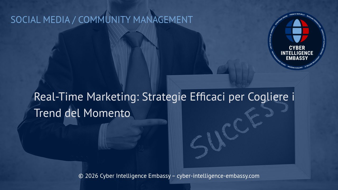 Real-Time Marketing: Strategie Efficaci per Cogliere i Trend del Momento
